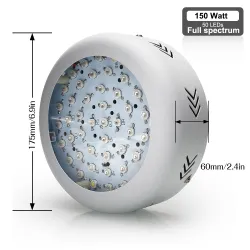 Oświetlenie do uprawy roślin - LED - lampa UFO - pełne spektrum - hydroponiczne - 150WLampa Wzrostu