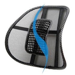 Lower back support - mesh chair cushionMassage