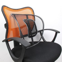 Podparcie dolnej części pleców - siatkowa poduszka na krzesłoMasaż