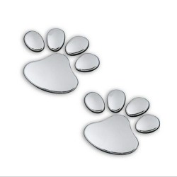 3D animal foot print - car stickerStickers