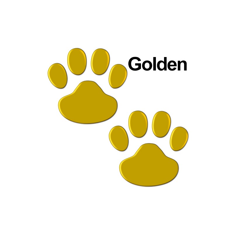 3D animal foot print - car stickerStickers