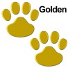 3D animal foot print - car stickerStickers