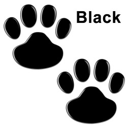 3D animal foot print - car stickerStickers