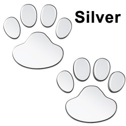 3D animal foot print - car stickerStickers