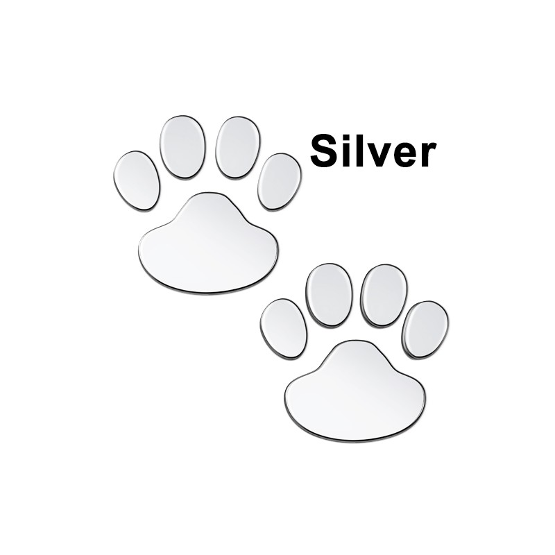 3D animal foot print - car stickerStickers