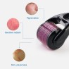 Derma roller - micro needling - titanium needle - for face / neckSkin