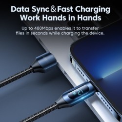 USB fast charging cable - for iPhone - with LED displayCables
