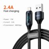 USB fast charging cable - for iPhone - with LED displayCables