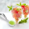 Łopatka ze stali nierdzewnej - uchwyt sprężynowy - do lodów / puree ziemniaczanego - 3 sztukiSztućców