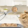 Łopatka ze stali nierdzewnej - uchwyt sprężynowy - do lodów / puree ziemniaczanego - 3 sztukiSztućców