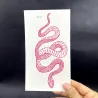 Temporary tattoo - sticker - red snakeStickers