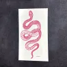 Temporary tattoo - sticker - red snakeStickers