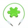 Rozdzielacz audio jack 3,5 mm - 1 do 5Kable
