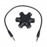 3.5mm jack audio splitter - 1 to 5Cables