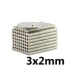 N35 - magnes neodymowy - mocny krążek - 3mm * 2mm - 100 sztukN35