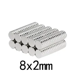 N35 - magnes neodymowy - mocny krążek - 8mm * 2mmN35