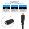 Micro HDMI to HDMI cable - V1.4 - 1080P - ultra HDCables