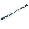 Decorative car emblem - plastic sticker - Evolution X lettersStickers