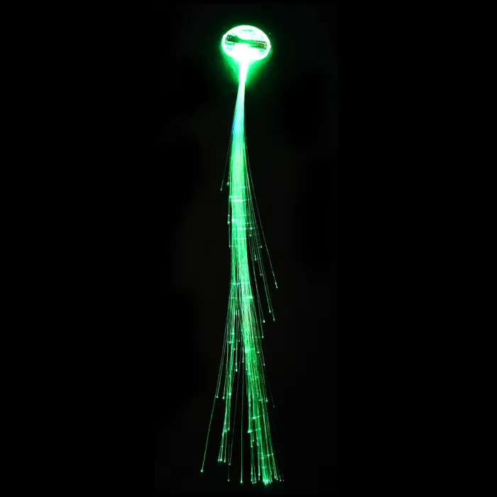 Glowing hair - hairpin with colorful luminous LED stringsWigs