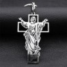 Jezus / krzyż - metalowy brelokBreloczki Do Kluczy