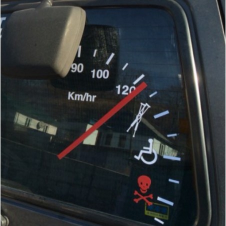 Speedometer - vinyl car stickerStickers