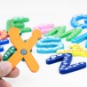 Wooden fridge magnets - colorful letters / numbersFridge magnets