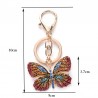 Crystal butterfly - keyringKeyrings