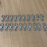 Metalowy homar - zapięcie obrotowe - haczyki - klipsy - klamra - brelok - 20 sztukBreloczki Do Kluczy