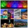 Naświetlacz LED RGB - zewnętrzny reflektor - pilot - wodoodporny - 220V / 110V - 20W - 30W - 50W - 100WReflektory