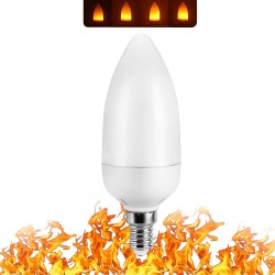 Lampa z efektem płomienia ognia - żarówka LEDE14