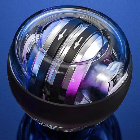 Żyroskopowa kula Powerball LED - zakres autostartu - nadgarstek / ramiona / dłonie / trener mięśniSprzęt