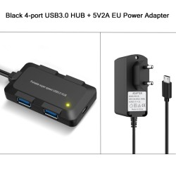 HUB 4-portowy - USB 3.0 - 5GbpsHuby