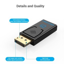 DP to HDMi adapter - video / audio converterCables