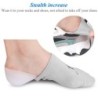 Height increase shoe insoles - silicone gel pads - insole sock - heel / ankle protectionFeet
