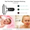 Wyświetlacz temperatury wody - termometr - obracany o 360° - cyfrowy ekran LED - do prysznica / wannyŁazienka & toaleta