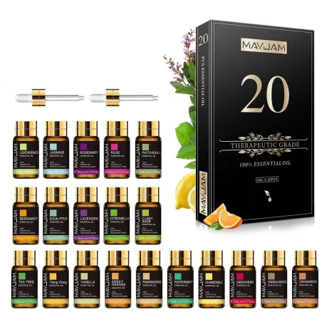 Olejki eteryczne - do dyfuzorów / aromaterapii / kąpieli / masażu - 20 sztuk - 5mlNawilżacze Powietrza