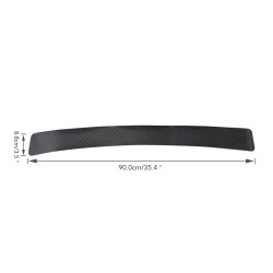Rear bumper protector - carbon fiber stickerInterior parts