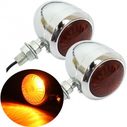 Motorcycle turning signal lights - indicators - 12V - 2 piecesTurning lights