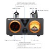 AIYIMA T9 PRO - Wzmacniacz audio APTX HD Bluetooth - 100W * 2 - HiFi Stereo z miernikiem VUWzmacniacze