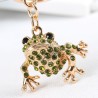 Crystal gold frog keyringKeyrings