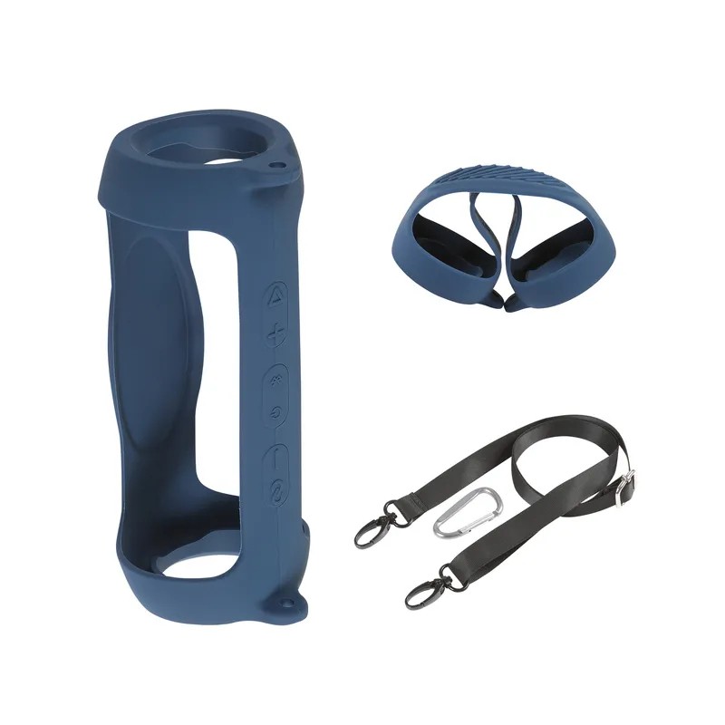 JBL Charge 5 - Miękki silikonowy pokrowiec ochronny na głośnik Bluetooth z paskiemBluetooth Głośniki