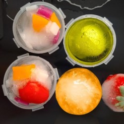 Plastikowa foremka na kostki lodu - okrągła kulka - 5cmBar Zaopatrzenie