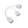 VGA SVGA - 1 to 2 monitors - male to 2 dual female Y - 15 pin - adapter - splitter cableCables