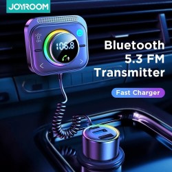 Uniwersalny samochodowy nadajnik FM Bluetooth - podwójna ładowarka USB - wbudowany mikrofonNadajniki FM