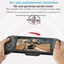 Ręczny uchwyt - podwójny silnik wibracyjny - 6-osiowy żyroskop - Joycon - dla kontrolera Gamepad Nintendo SwitchSwitch