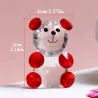 Kolorowy kryształowy miś - figurka - miniaturkaPosągi & Rzeźby