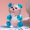 Kolorowy kryształowy miś - figurka - miniaturkaPosągi & Rzeźby