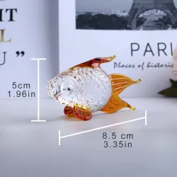 Colorful crystal goldfish figurineStatues & Sculptures