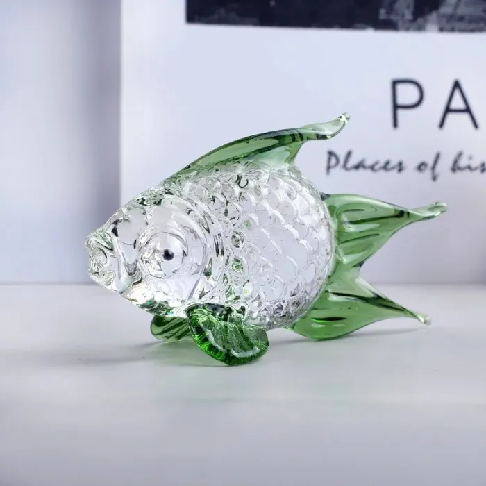 Colorful crystal goldfish figurineStatues & Sculptures