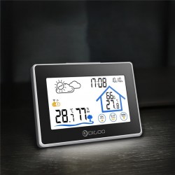 Bezprzewodowy termometr z ekranem dotykowym - wewnątrz / na zewnątrzPrzyrządy pomiarowe